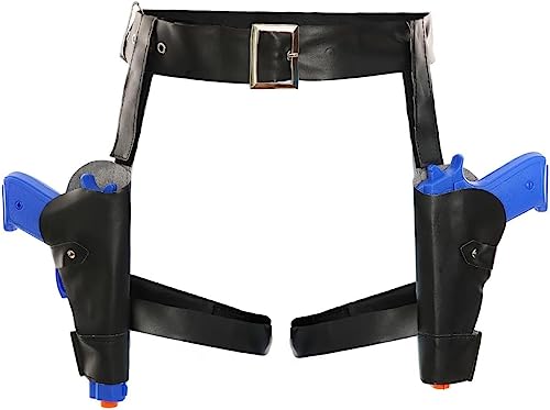 I LOVE FANCY DRESS Pistoleras para muslos con dos pistolas de