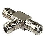 EX ELECTRONIX EXPRESS Coaxial T Adapter, F Female/Female/Female