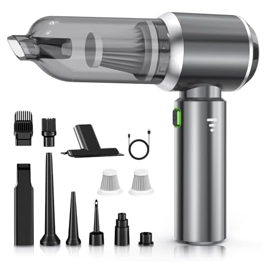 Quilted Northern Handheld Vacuum Cleaner, 18000Pa Handheld Vacuum Cleaner Battery, 3-Speed Car Vacuum Cleaner with Brushless Motor, Mini Vacuum Cleaner, Car Wireless Vacuum Cleaner for Office, Home,