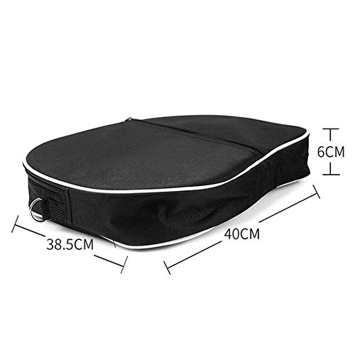 JVSISM Musical Instrument Storage Bag Lyre Harp Handbags Kalimba Thumb Piano Carry Bag Fit for 7-16 String Lyre Harp 40X38X6cm - Thumbnail 5