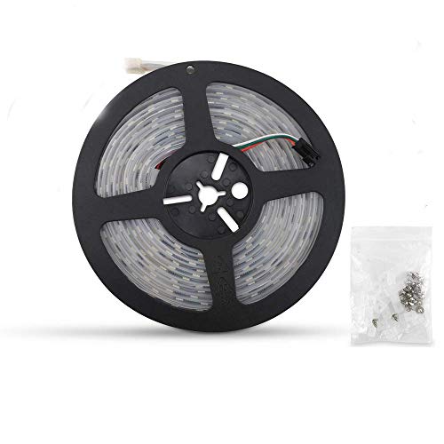 5M Dreamcolor LED Streifen Strip,LED Stripe RGB 5050 300leds Wasserdicht IP65 Lichtband mit Multicolor Chasing Effekt LED Leiste Lichtstreifen für Haus Garten Dekoration ohne Netzteil