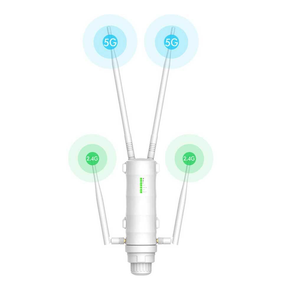 Router Ripetitore Extender Antenne wireless Alimentazione esterna Amplificatore dual-band Antenne di rete Strumento di frequenza, Standard americano