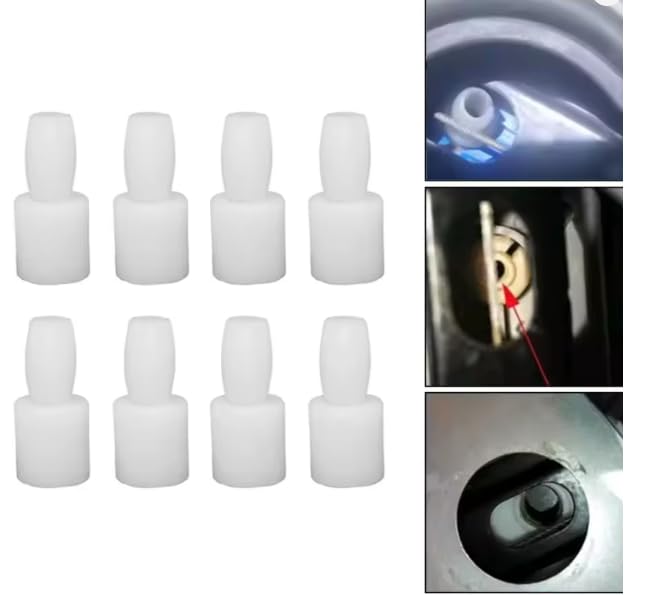 10 Clip Per Alzacristalli Auto Compatibili VW, Seat E Skoda – OEM 6N0839511 922751 HC545 – Plastica 28x13 Mm