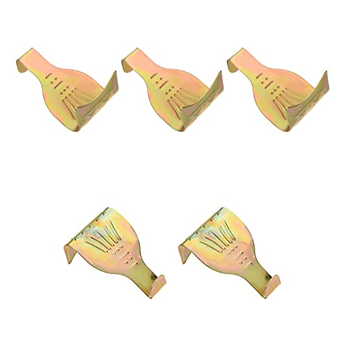 Image of Solid Moulding Picture Hooks Hangers Rail Hanging Hook Color Zinc-Plated 54mmx29mm Bronze 5pcs