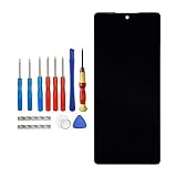 Vvsialeek Pantalla LCD compatible con LG Stylo 6 LMQ730TM LM-Q730TM de 6.8 pulgadas, pantalla táctil LCD negra con herramientas