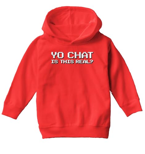 Tcombo Yo Chat Is This Real? - Funny Streaming Toddler/Youth Fleece Hoodie2