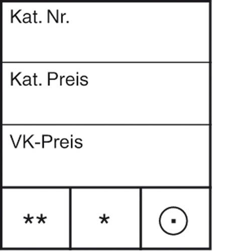 Preisvergleich Produktbild Lindner 802022 Preis-Etiketten (per 1000 Stück)