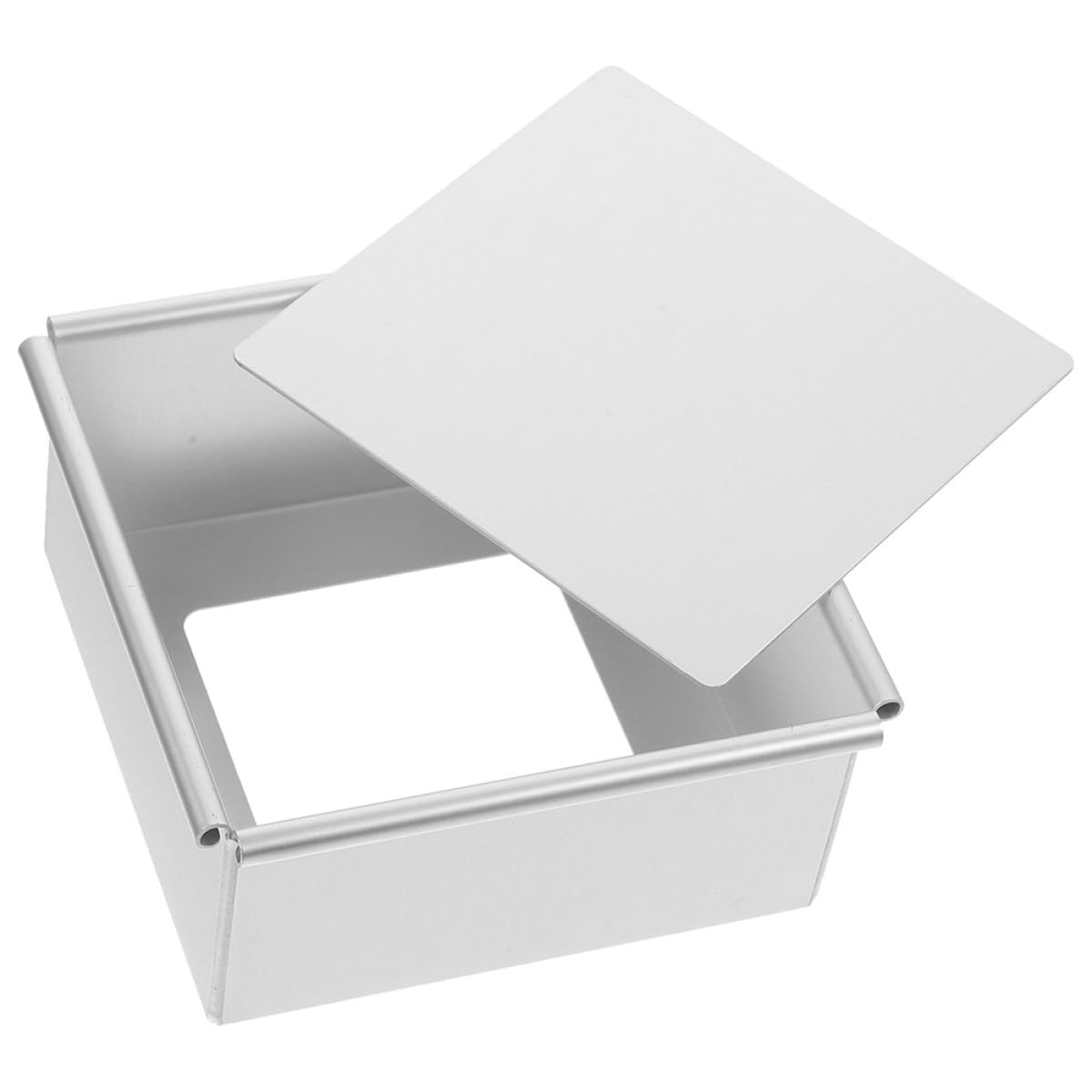 Molde Cuadrado para Pasteles con Base Extraíble de Aleación de Aluminio