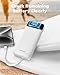 Charmast Portable Charger with Built in Cables, Power Bank with Cords Wires, Slim 10000mAh Travel Battery Pack 6 Outputs 3 Inputs 3A Fast Charging for Samsung Google Pixel LG Moto iPhone iPad