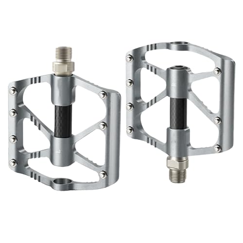 Pedales de viaje para ciclismo, pedales antideslizantes, pedales de aleación de aluminio, reposapiés de fibra de carbono, pedales de ciclismo ligeros, equipo de ciclismo al aire libre, pedales de