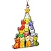 Cat Lover Gifts for Women, Colorful Cat Ornament for Christmas Tree, Cute Cat Ornaments, Black Cat Ornament, Orange Cat Ornament, Cat Tree Christmas Decor, Funny Christmas Cat Ornaments