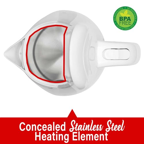 Hervidor Eléctrico Brentwood 1.7L 1100W Blanco miniatura 4