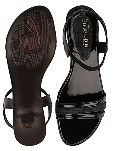Image of Shoetopia Womens /Girls Embellished Kitten Heels