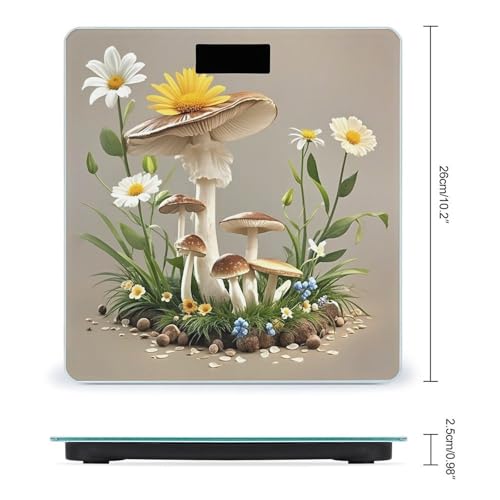 Báscula digital FekiLoot con pantalla grande para baño miniatura 2