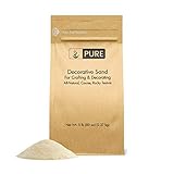 Natural Decorative Sand (5 lbs) by Pure, Real Sand for Use in Crafts, Decor, Vase Filler, and More!