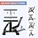 POLARBEAR Dirt Bike Stand Adjustable Jack Stand 1200Lbs Capacity Engine Stand Vertical Rise Easy Operated with DIY Stickers Lightweight(Black)