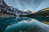 puzzle per adulti 1000 pezzi moraine lake banff parco nazionale riflessione paesaggio foto famiglia divertente impegnativo vacanze puzzle per adulti regalo per donne uomini anziani