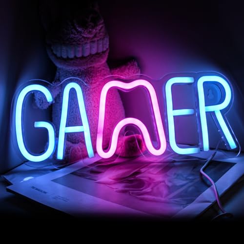 QIXCOZTI USB LED Neon Sign Warm Glow