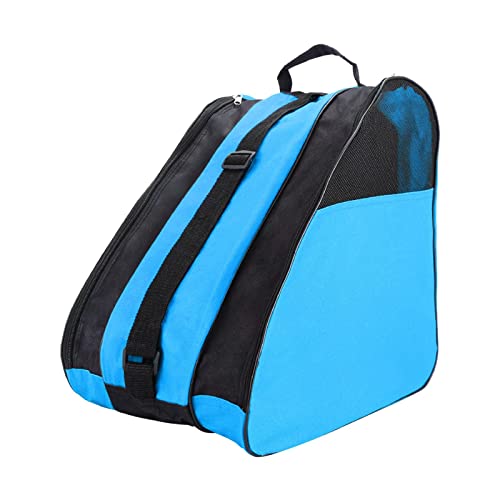 FytStycale Skate Carry Bag for Kids, Suitable for Roller and Ice Skates, Blue