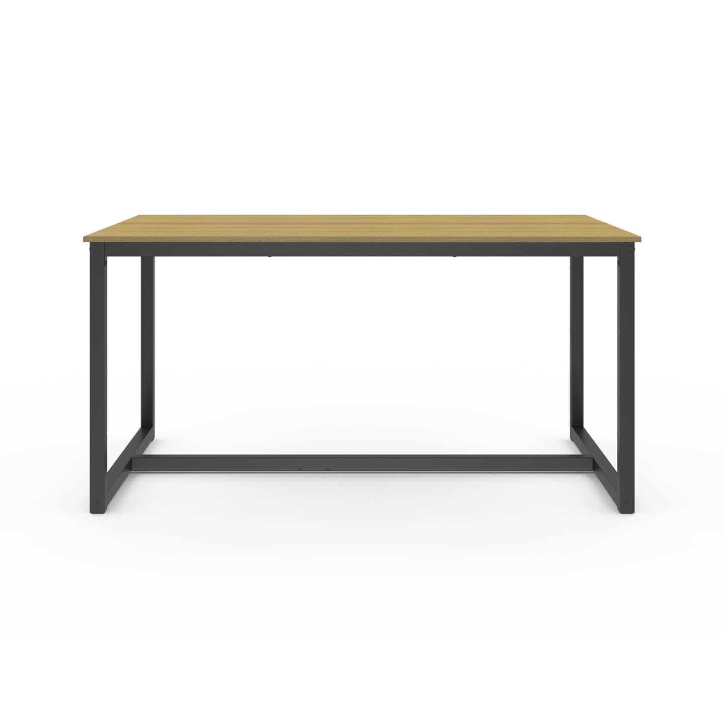 IDMarket - DETROIT Mesa de comedor rectangular de diseño industrial para 8 personas 150 cm