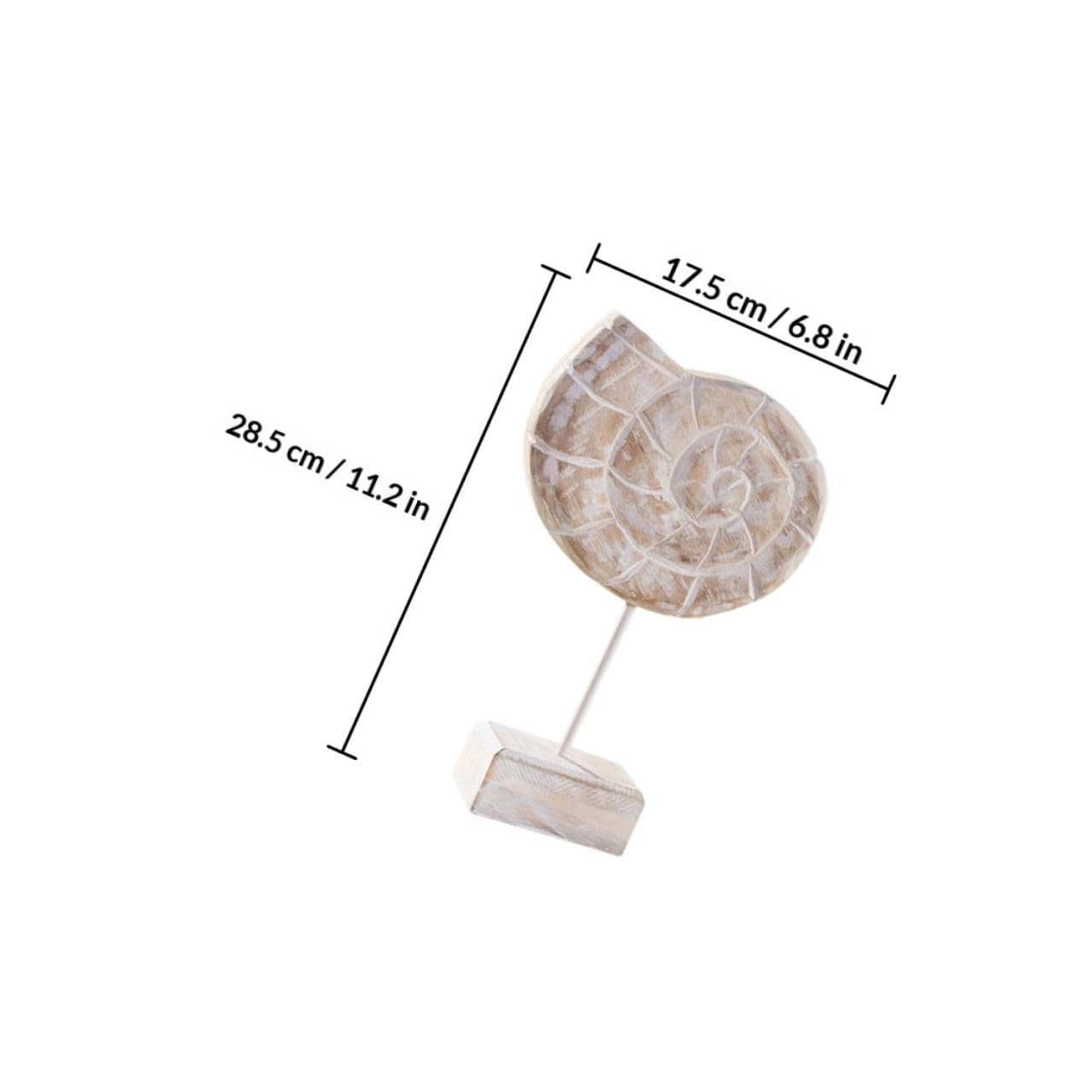 Uonlytech Cavalluccio Marino e Conchiglia Set 3 Pezzi Soprammobili al Mare Decorazioni Tavolo a Forma di Stella Marina per Arredamento Casa Unico
