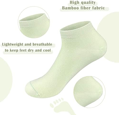 Women Bamboo Ankle Socks Ankle Length Thin Sock Odor Resistant Low Cut Sock 5 Pairs 2 Women Bamboo Ankle Socks Ankle Length Thin Sock Odor Resistant Low Cut Sock 5 Pairs