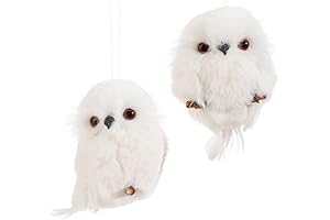 RAZ Imports Snowy Owl Ornaments: A Captivating Addition to Your Holiday Decor