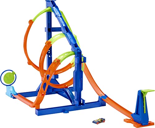 Hot Wheels Spiraal Crash Baanset met Boosters - Nu 33% korting