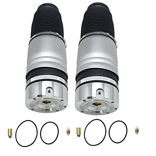 AIRSUSFAT Pair Rear Right Left Fit Air Suspension Spring for Audi Q7 For Porsche Cayenne VW Touareg Rear Air Shock Bag 2003-2010 OEM Standard 7L6616503B