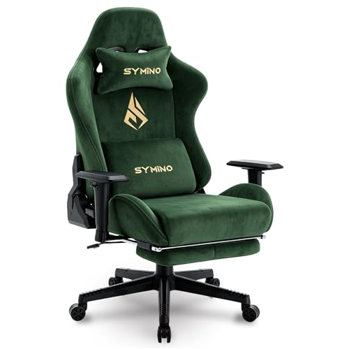 Symino Silla Gaming Ergonómica con Reposapiés