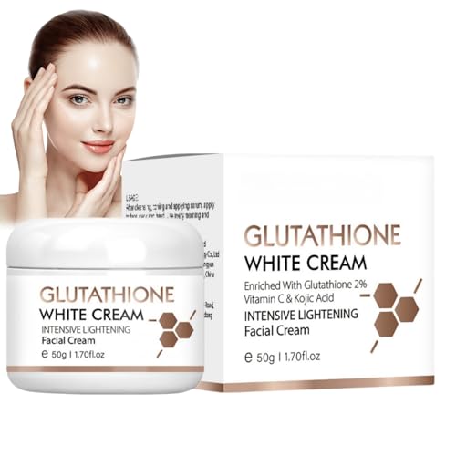 Glutathione Face Cream,Glutathione Cream,Facial Dark Spots Remover,Face Moisturiser,Anti-Aging Face Cream,Face Cream for Sensitive Skin, Anti Wrinkle,Skin Tone Correcting