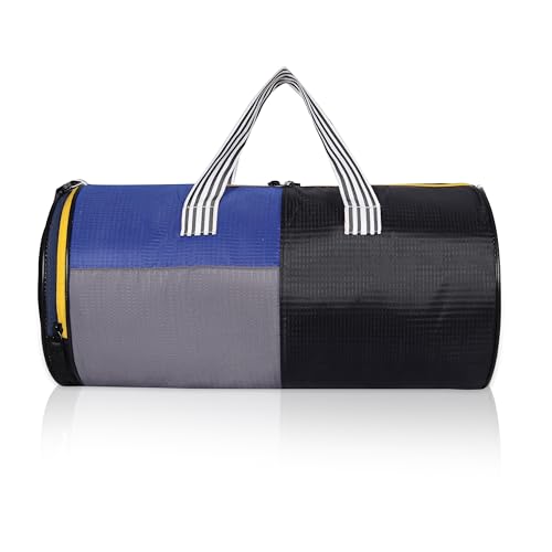 Image of SPENZ Bags Polyester 28L Water Resistant Sports Duffel Gym Bag for Men & Women with Shoe Compartment