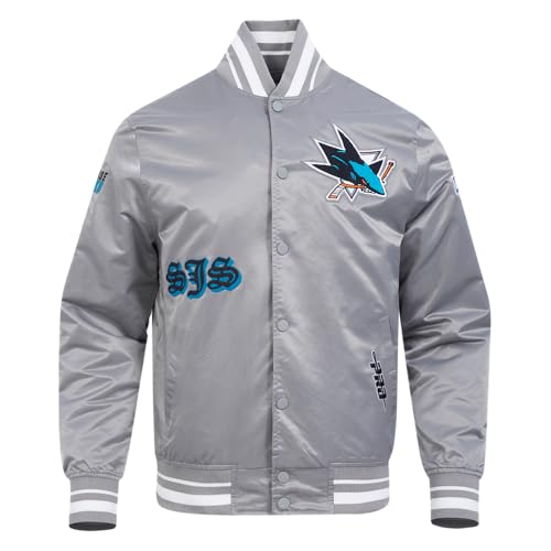 Image of Pro Standard Mens NHL Old English Satin Jacket