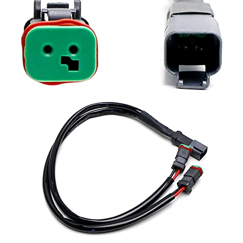 Cable divisor DTP Deutsch 2 vías 20 pulgadas para luces LED miniatura 1