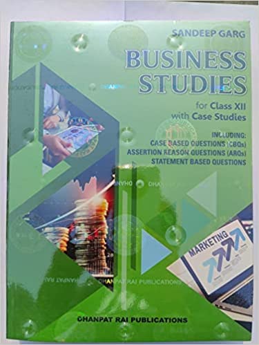 Business Studies Class 12th (Latest edition 2023-24)