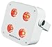 Rockville 4 Pack MINI RF4 V2 White LED Wash Up Light, RGBWA+UV, Compact, App, Remote, LCD, Wireless DMX, Rechargeable, Perfect for DJ/Party Lighting