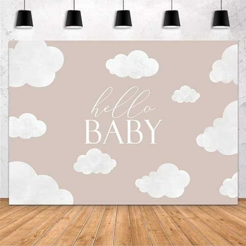 Bannière de gâteau Hello Baby pour fête prénatale et fournitures de studio photo
