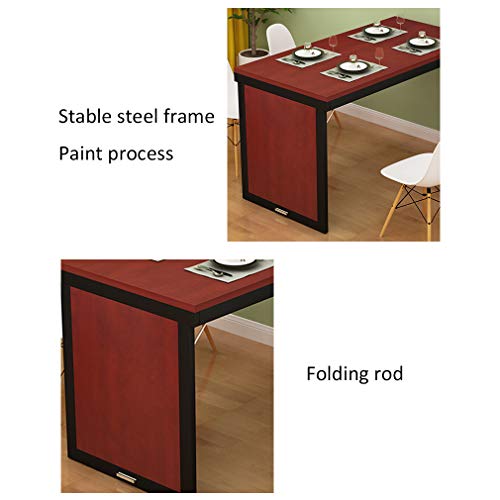 Table convertible bar et workbench en bois solide avec accessoires de montage - 6