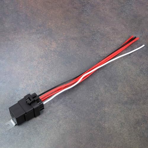 Relais de puissance robuste 12V 60/80A étanche avec câbles AWG renforcés - 7