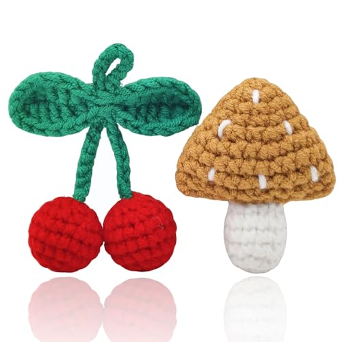 Image of Crochet Handmade Kawaii Brooch for Backpacks Clothing Jackets Hats, Cute Pins for Women Girls