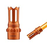 Worker Mod Front Tube Ghost Style Thread Type Decorative Cap for Nerf Blaster Modifiy toy Color Orange