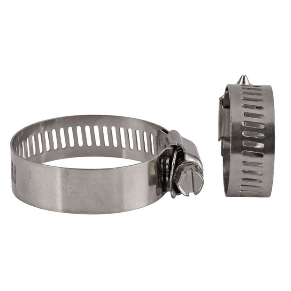 YMWALK Edelstahl Schlauchschellen Set – 10 Teile, Verstellbar Von 20–120 Mm Für Auto & Haus