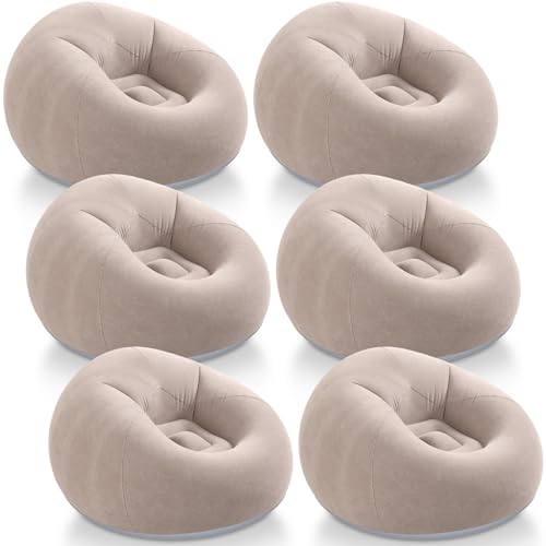 Realspring Inflatable Bean Bag Chairs Outdoor Blow up Camping Chairs Inflatable Lazy Sofa Folding...