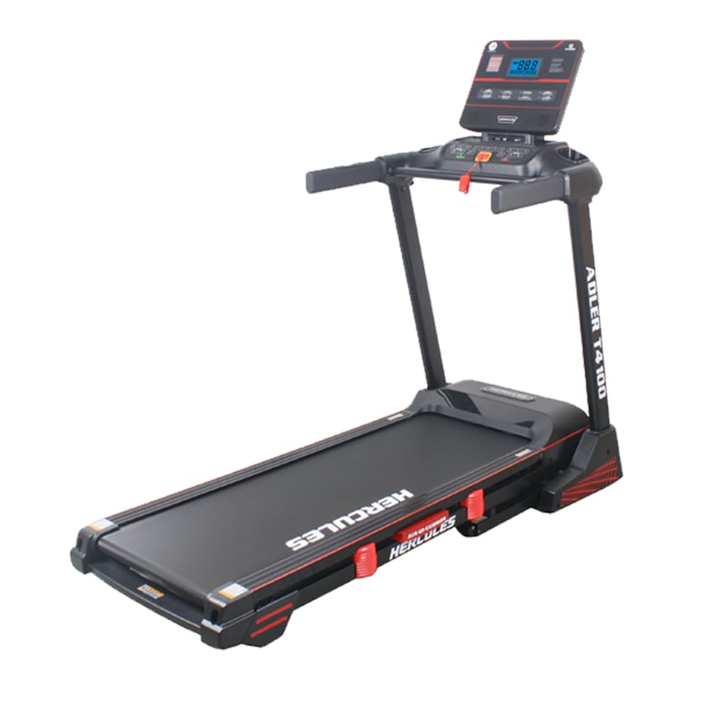 Hercules Fitness T4100 4.0 HP Peak DC Motorized Foldable Treadmill | 15 Level Auto Incline | MP3 Player Available | Max Speed 18 Km/Hr | Max User Weight 130 Kg-image-38