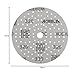 Mirka Iridium Premium-Schleifpapier Ø 150mm Klett 121-Loch, Korn 320, 100 Stk/Zum Schleifen von Lack, Spachtel, Grundierung, Holz, Stahl, Mineralwerkstoffe, Kunststoff