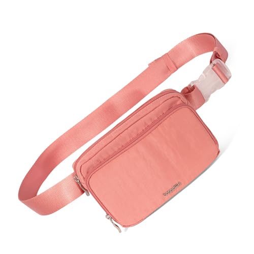 Image of Baggallini Modern Belt Bag 5x8 Travel Fanny Pack Sling Bag Waistpack w /RFID Card Holder Water-resistant Crossbody Bag