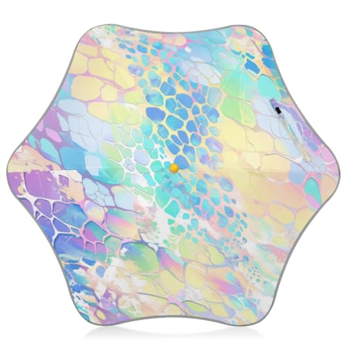 Parapluie enfants arc-en-ciel pour l'école et sorties pluvieuses