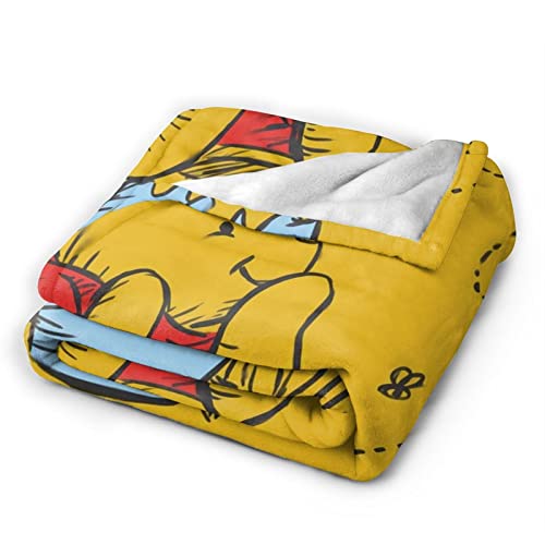 Jichi Throw Blanket Toddler Baby Boys Girl Cute Bear Nursery Crib Bedding Cozy Luxury Soft Flannel Blanket Sofa Chair Bed Living Room Bedroom Adult 60''X50'' #TOP1