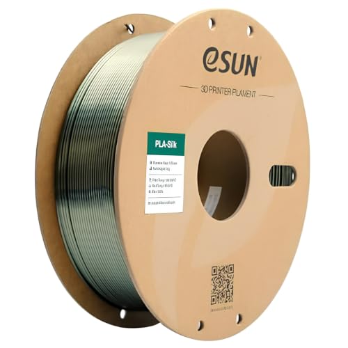 Image of eSUN 1.75mm Silk PLA 3D Printing Filament Bronze, Net Weight-1Kg