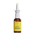 Beekeeper\'s Naturals Propolis Nasal Rinse Spray Max, Relief for Adults w/Eucalyptus, Oregano & Saline, Clears Nasal Congestion, Moisturizes Sinus Canal, & Decongest Sinus Cavities, 1 fl oz